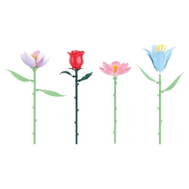 Mini Blocks Flower Series - Assorted