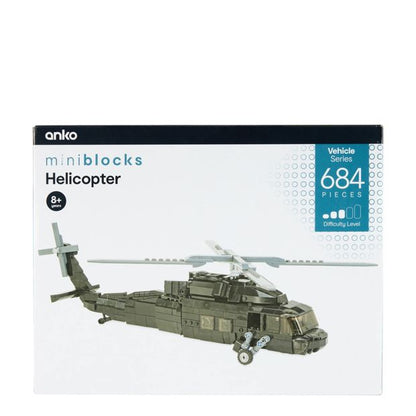 684 Piece Mini Blocks Vehicle Series: Helicopter