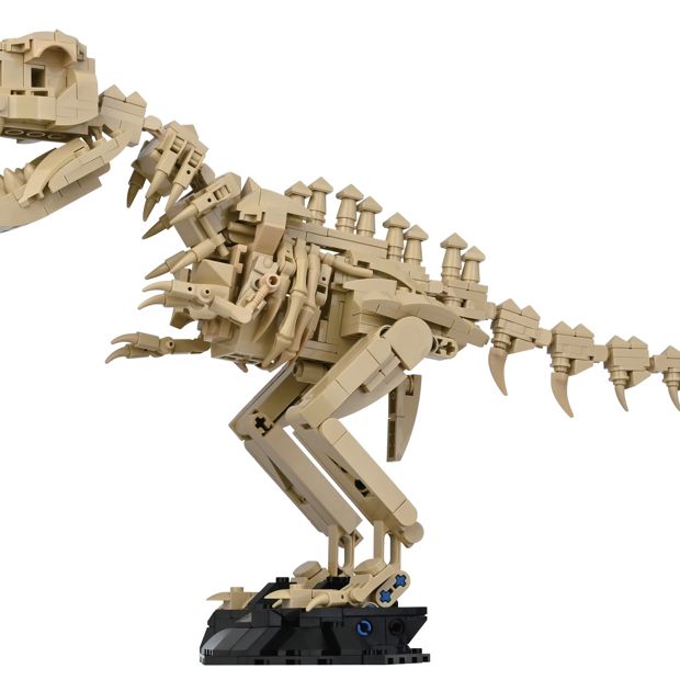 525 Piece Mini Blocks Dinosaur Series: T-Rex Skeleton Playset