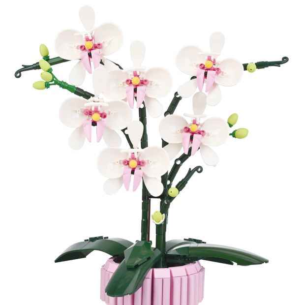 539 Piece Mini Blocks Flower Series: Orchid Playset