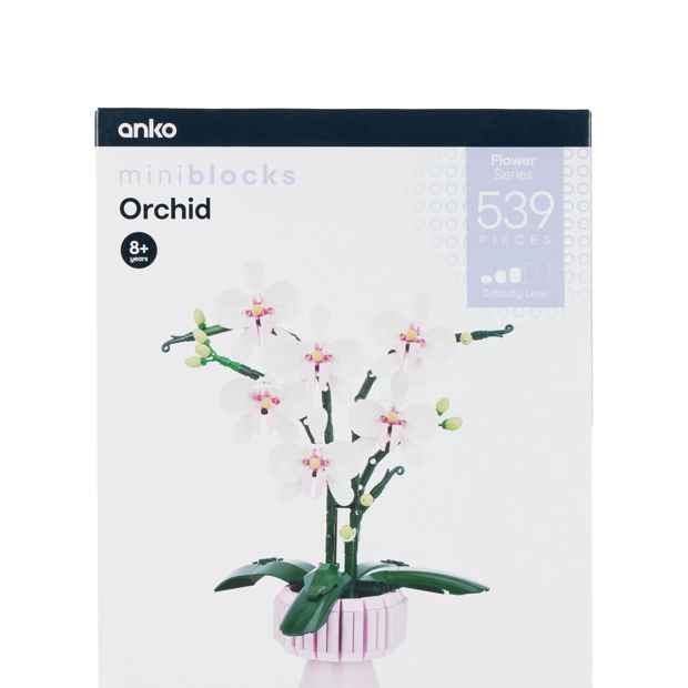 539 Piece Mini Blocks Flower Series: Orchid Playset