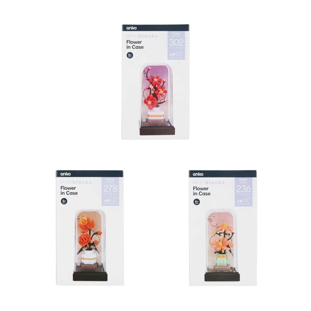 Mini Blocks Flower Series: Flower in Case Playset - Assorted