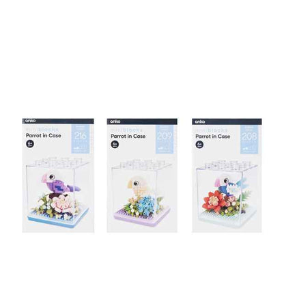 Mini Blocks Animal Series: Parrot in Case - Assorted