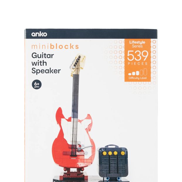 539 Piece Mini Blocks Lifestyle Series: Guitar with Speaker