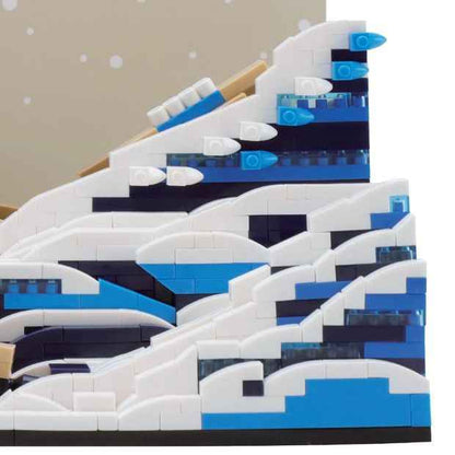 1976 Piece Mini Blocks Lifestyle Series: Sea Wave Scene