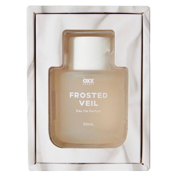 OXX Fragrance Frosted Veil Eau De Parfum 50ml, Brown Sugar - Vanilla and Sandalwood