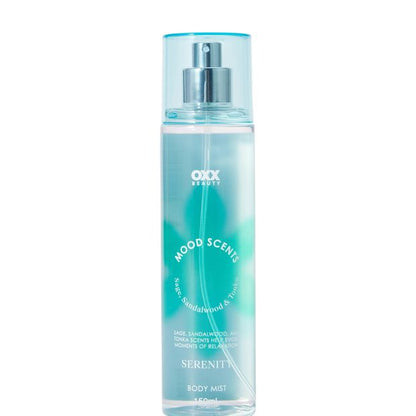 OXX Fragrance Mood Scents Serenity Body Mist 150ml, Sage - Sandalwood and Tonka Scents