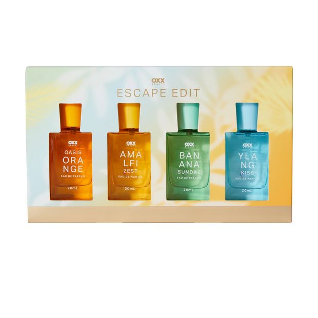 OXX Fragrance 4 Pack Escape Edit Fragrance Discovery Set