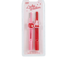 OXX Cosmetics 2 Piece Lucky Western Retractable Facial Razors