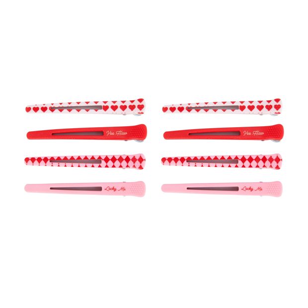 OXX Haircare 8 Piece Lucky Western Section Hair Clips