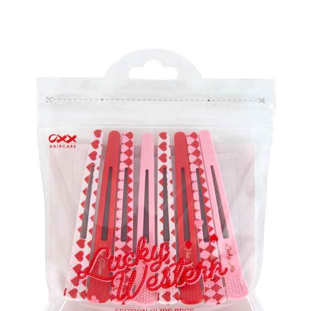 OXX Haircare 8 Piece Lucky Western Section Hair Clips