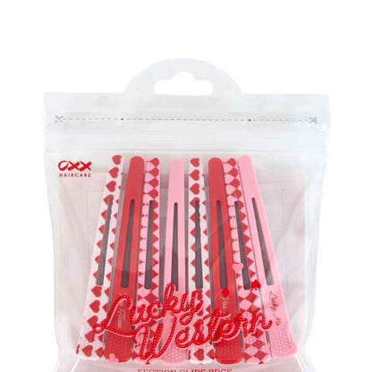 OXX Haircare 8 Piece Lucky Western Section Hair Clips