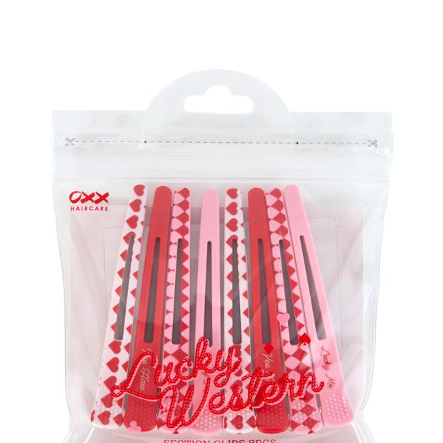 OXX Haircare 8 Piece Lucky Western Section Hair Clips