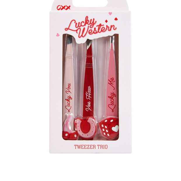 OXX Cosmetics Lucky Western Tweezer Trio