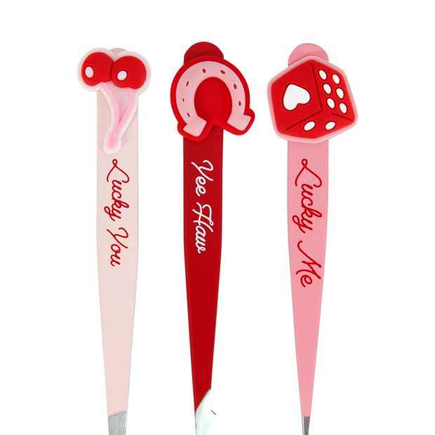 OXX Cosmetics Lucky Western Tweezer Trio