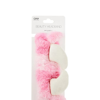 Beauty Headband, Furry Goat, Pink - OXX Bodycare