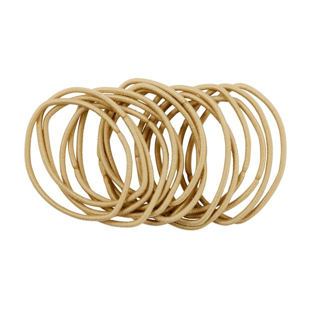 16 Piece Hair Elastics, Blonde - OXX Haircare