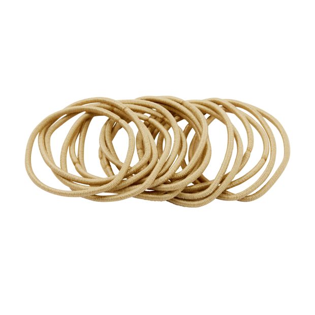 16 Piece Hair Elastics, Blonde - OXX Haircare