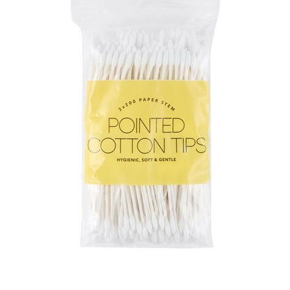 OXX Essentials Paper Stem Pointed Cotton Tips - 2 Pack