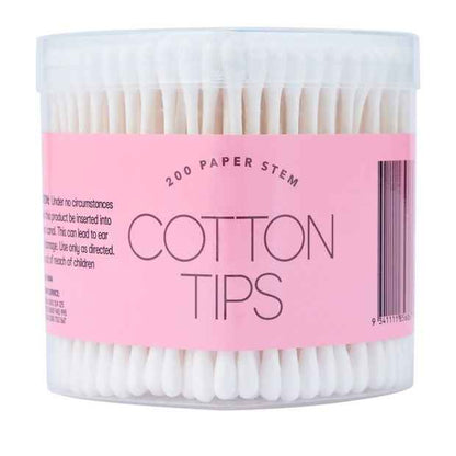 OXX Essentials Paper Stem Cotton Tips - 200 Piece