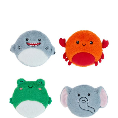 Anko Frisbee Squeak Plush Toy - Assorted