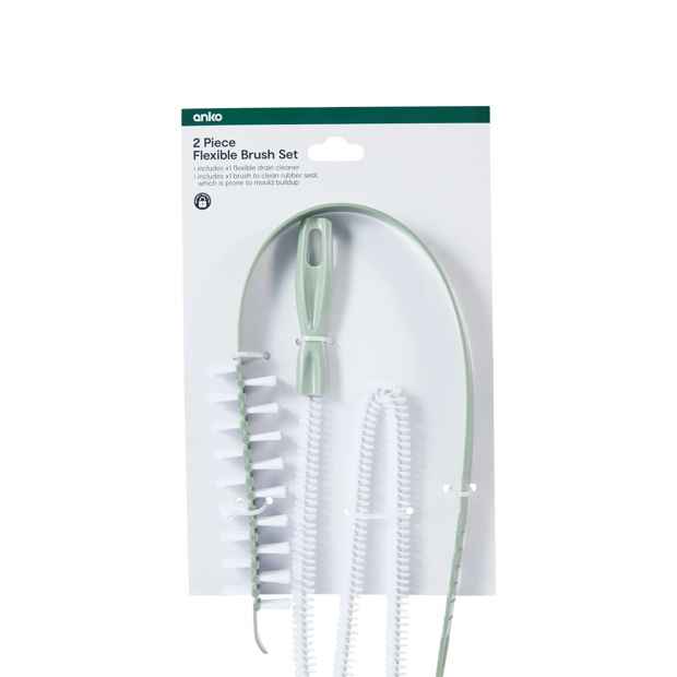 Anko 2 Piece Flexible Brush Set