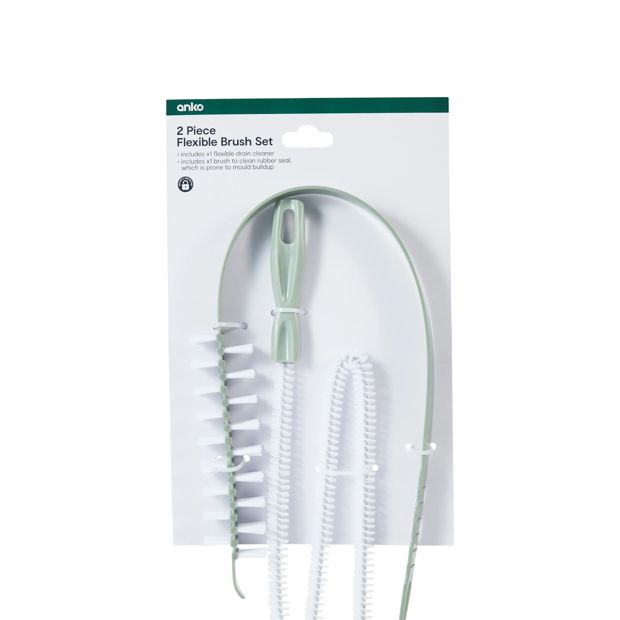 Anko 2 Piece Flexible Brush Set