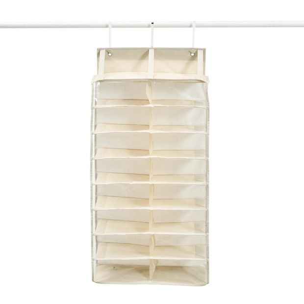 Anko Linen Look 16 Pocket Hanging Shoe Storage