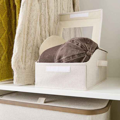 Anko Linen Look Accessory Storage Box