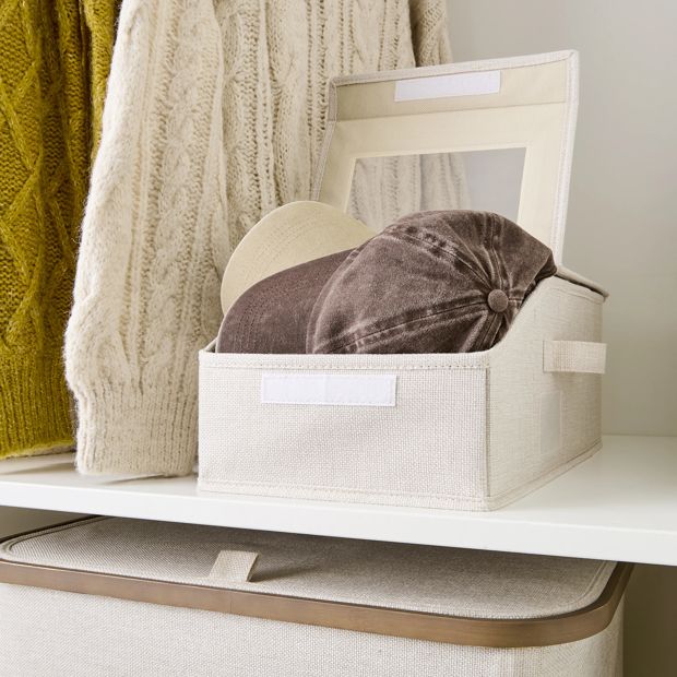 Anko Linen Look Accessory Storage Box