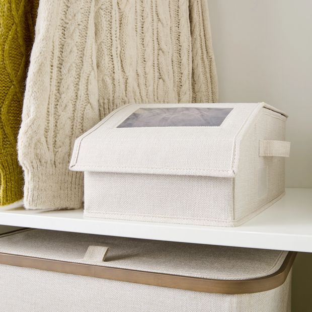 Anko Linen Look Accessory Storage Box