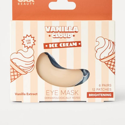 OXX Beauty 12 Piece Vanilla Cloud Ice Cream Eye Mask - Vanilla Extract