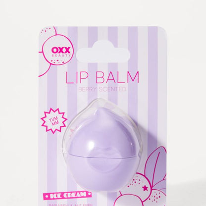 OXX Beauty Ice Cream Lip Balm Cream Lip Balm - Berry Scented