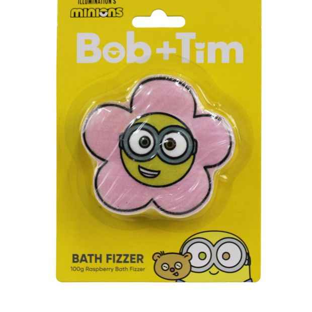 Illumination's Minions Bob & Tim Bath Fizzer 100g - Raspberry