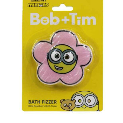 Illumination's Minions Bob & Tim Bath Fizzer 100g - Raspberry