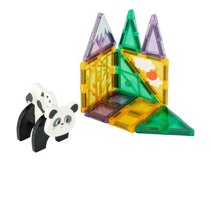 Anko 13 Piece Panda Magnetic Tiles