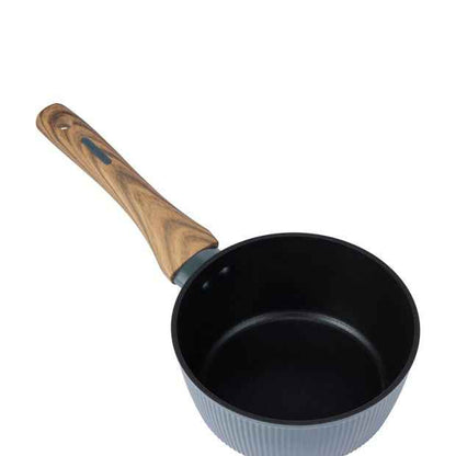 Anko 16cm Linear Wood Look Saucepan
