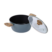 Anko 24cm Linear Wood Look Casserole