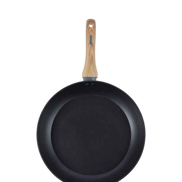 Anko 32cm Linear Frypan - Wood Look