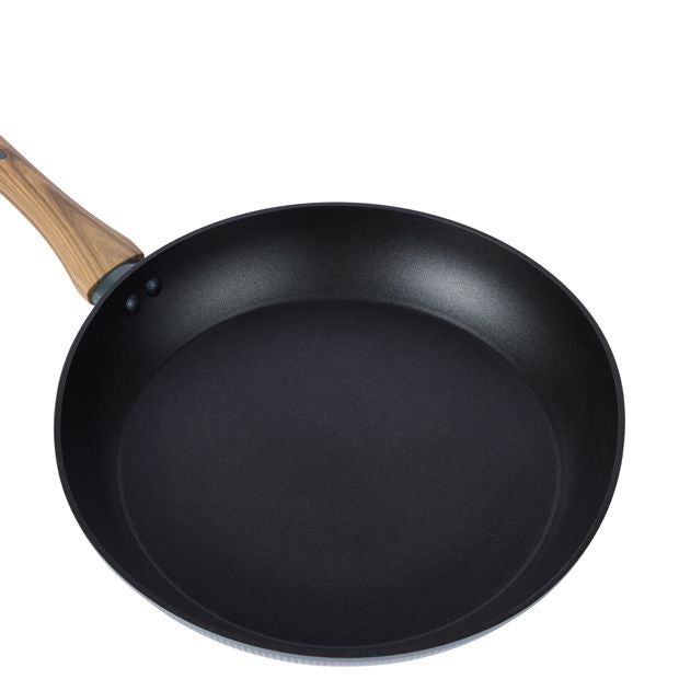 Anko 32cm Linear Frypan - Wood Look