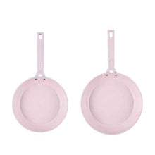 Anko 2 Pack Ceramic Coated Non Stick Fry Pans - Pink