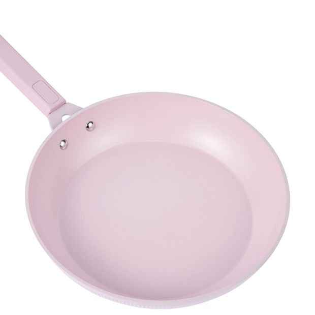 Anko 2 Pack Ceramic Coated Non Stick Fry Pans - Pink