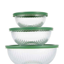 Anko Set of 3 Glass Bowls with Lid