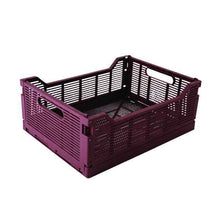 Anko 13L Linear Collapsible Crate - Medium - Burgundy