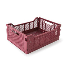 Anko 13L Linear Collapsible Crate - Medium - Burgundy