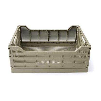 Anko 13L Linear Collapsible Crate - Medium - Green
