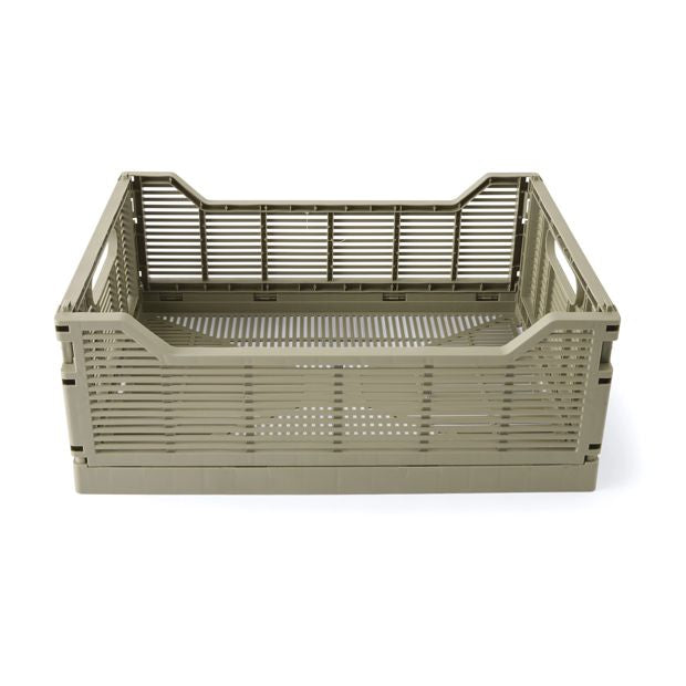 Anko 13L Linear Collapsible Crate - Medium - Green