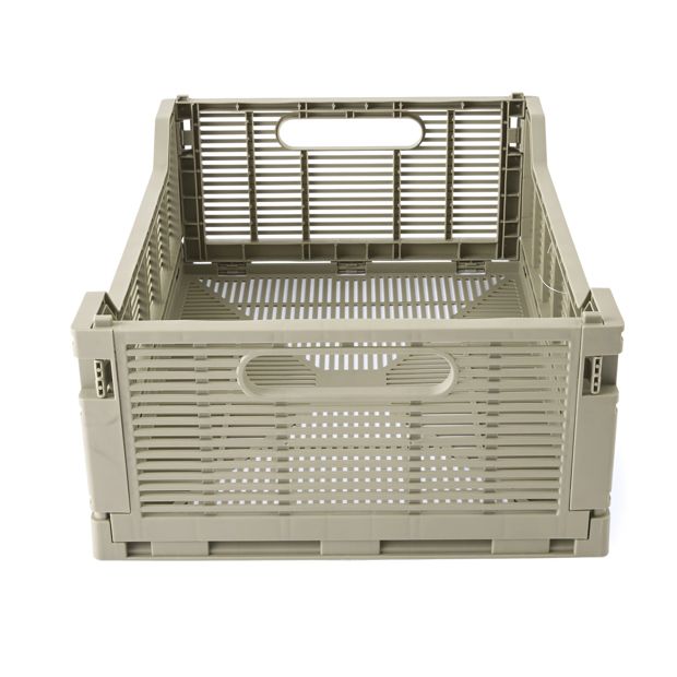 Anko 13L Linear Collapsible Crate - Medium - Green
