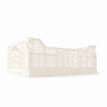 Anko 13L Linear Collapsible Crate - White