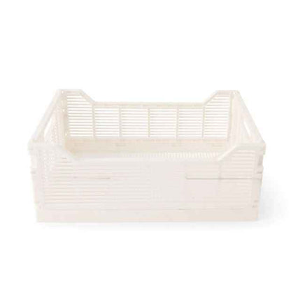 Anko 13L Linear Collapsible Crate - White